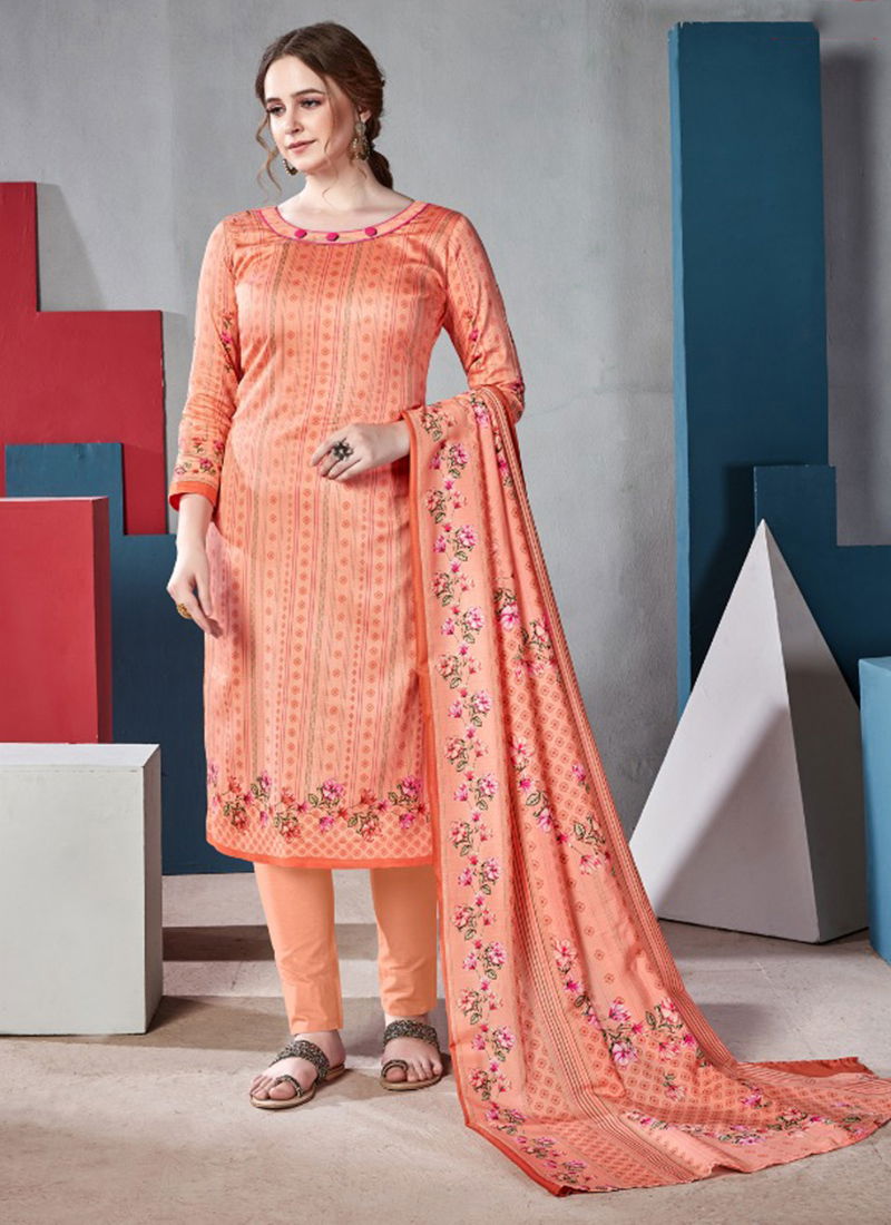 Zahira Jam Satin Digital Print Swarovski Handwork Designer Party wear Salwar Suit Collection 101-108